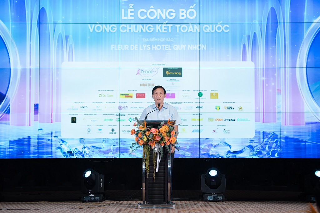 Ông Tạ Xuân Chánh - Giám đốc Sở Văn hoá và Thể thao tỉnh Bình Định phát biểu tại buổi lễ