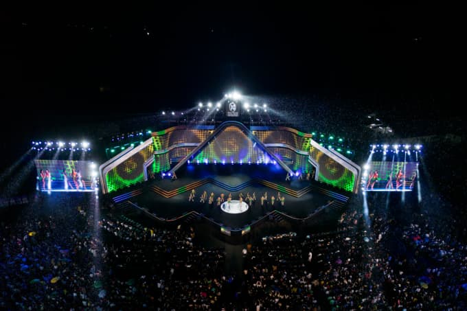 Vẻ đẹp miền kỳ quan MerryLand Quy Nhơn hòa sắc lộng lẫy với sân khấu hoành tráng và mãn nhãn của Miss World Vietnam 2023.